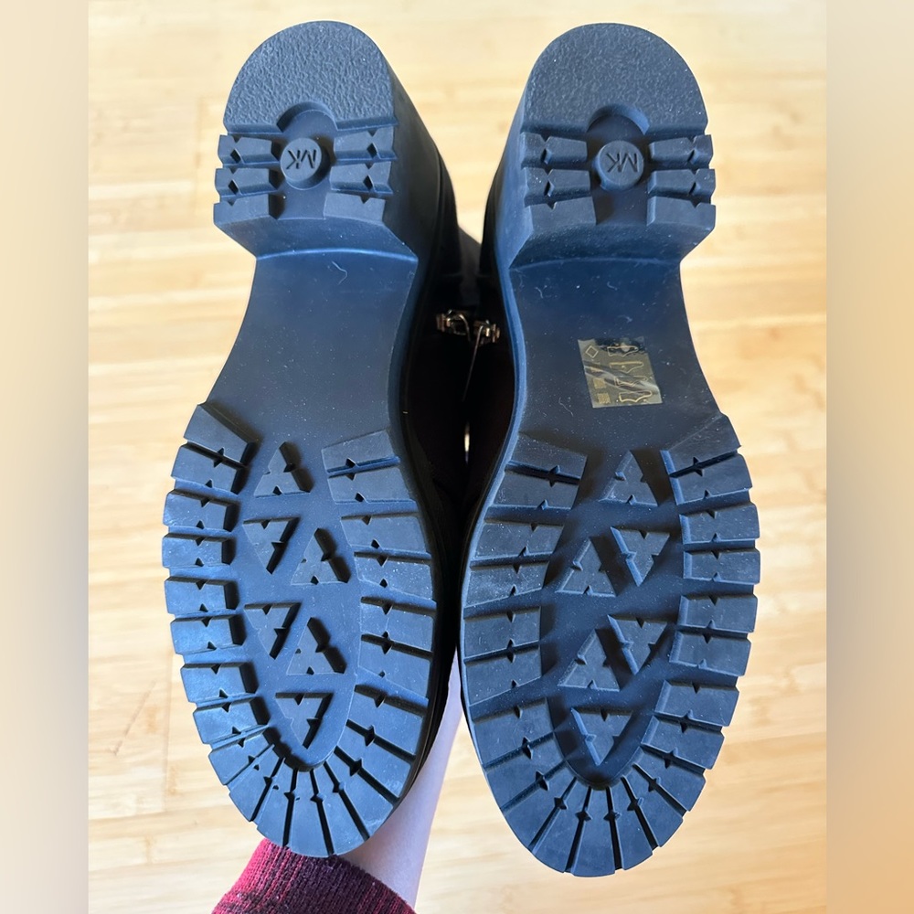 Michael by Michael Kors Corey Lace-Up Lug Sole Booties - Picture 6 of 9